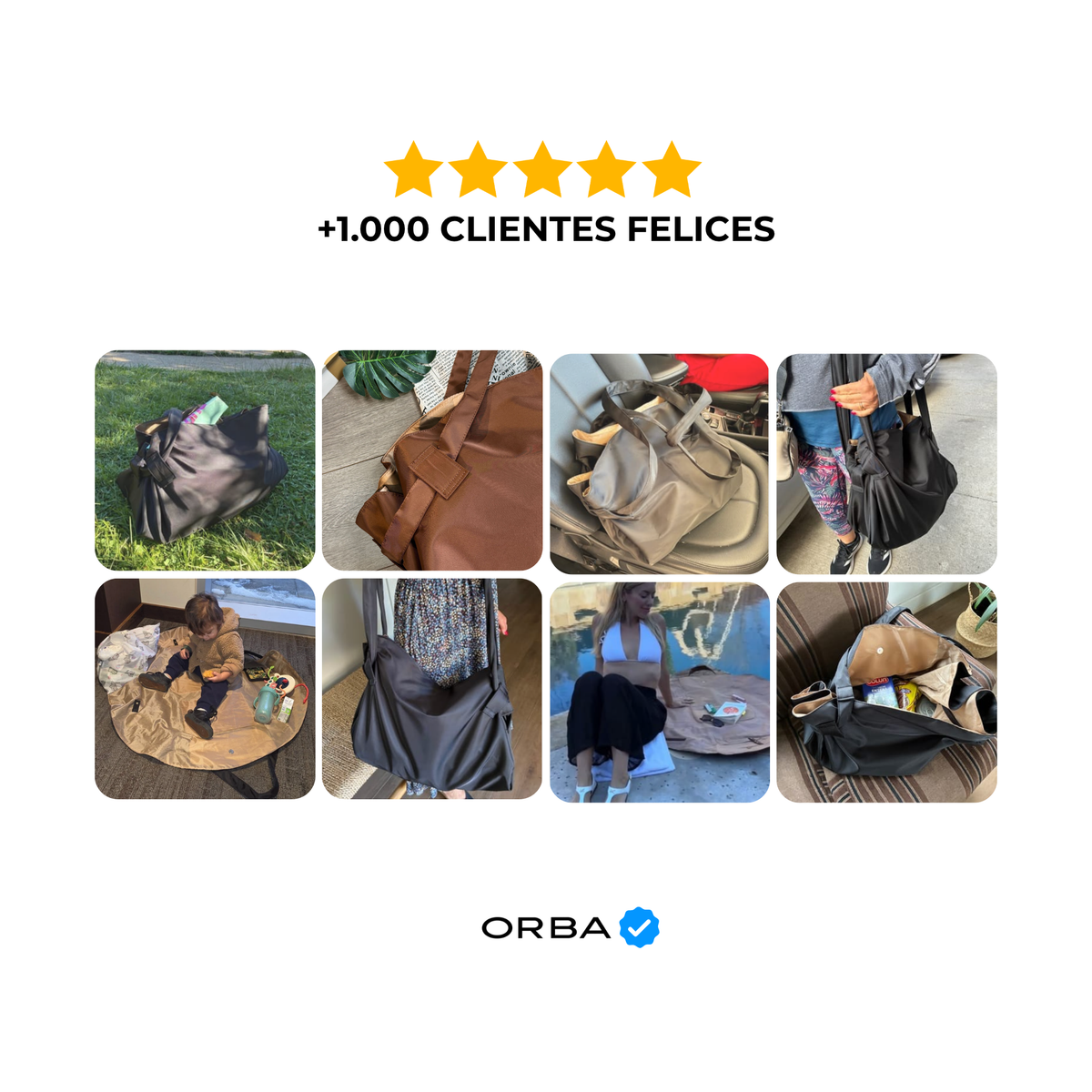 ORBA · Bolso manta 2 en 1