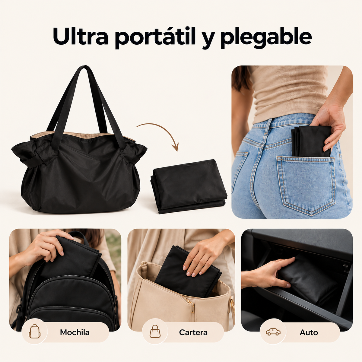 Bolso manta 2 en 1 de ORBA, imagen 5