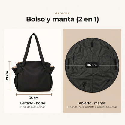 ORBA · Bolso manta 2 en 1