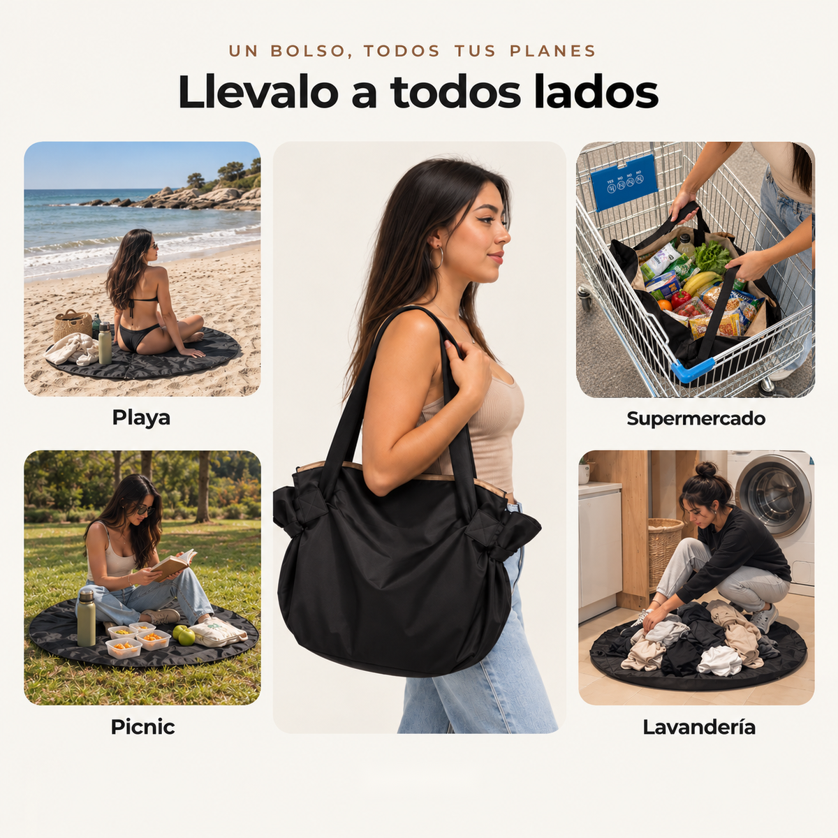 Bolso manta 2 en 1 de ORBA, imagen 1