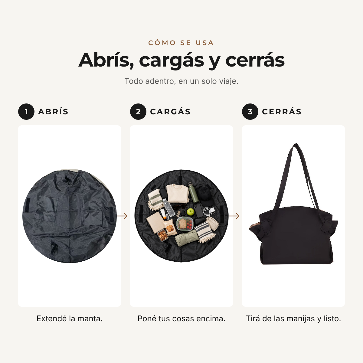 Bolso manta 2 en 1 de ORBA, imagen 4