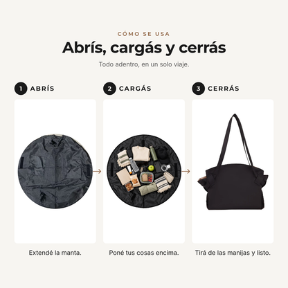 ORBA · Bolso manta 2 en 1